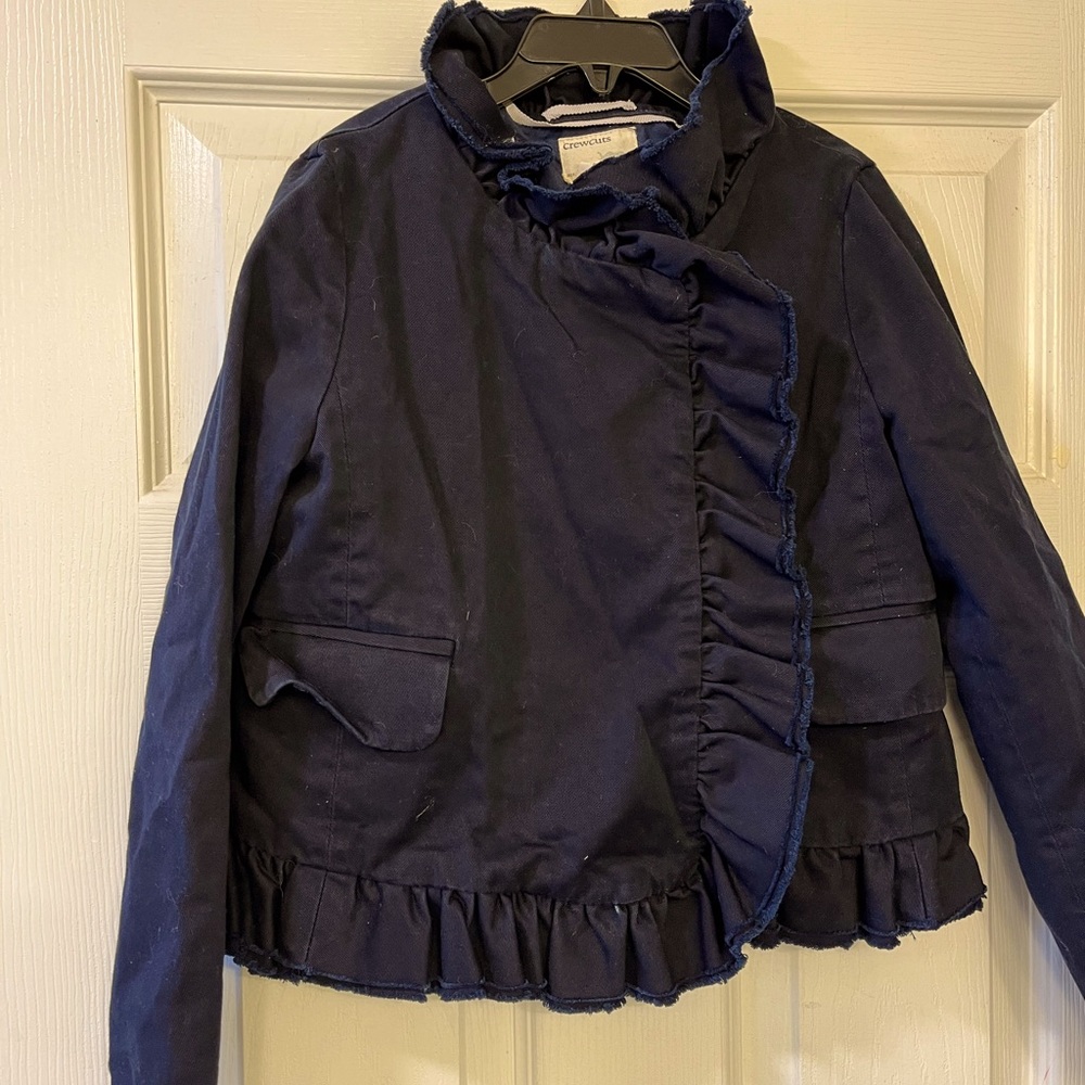Crew Cuts girls navy blue blazer size 8